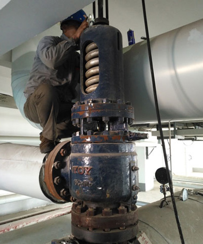 安全阀在线校验