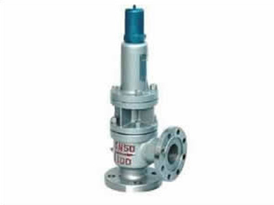 带散热器弹簧全启式安全阀